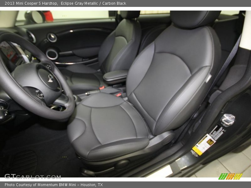 Eclipse Gray Metallic / Carbon Black 2013 Mini Cooper S Hardtop