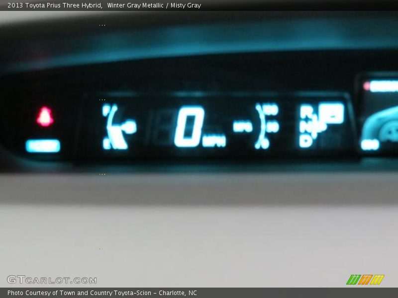 Winter Gray Metallic / Misty Gray 2013 Toyota Prius Three Hybrid