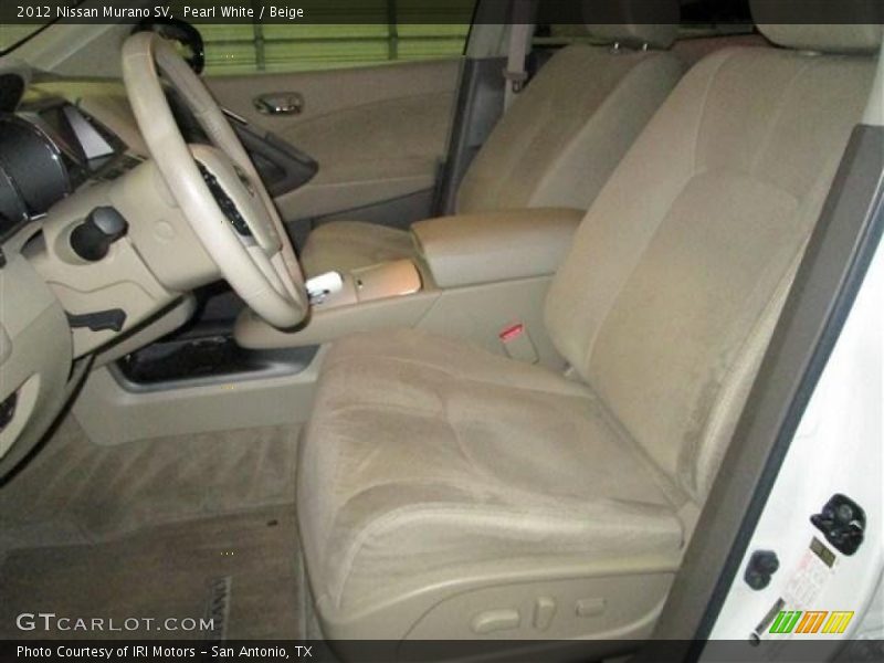 Pearl White / Beige 2012 Nissan Murano SV
