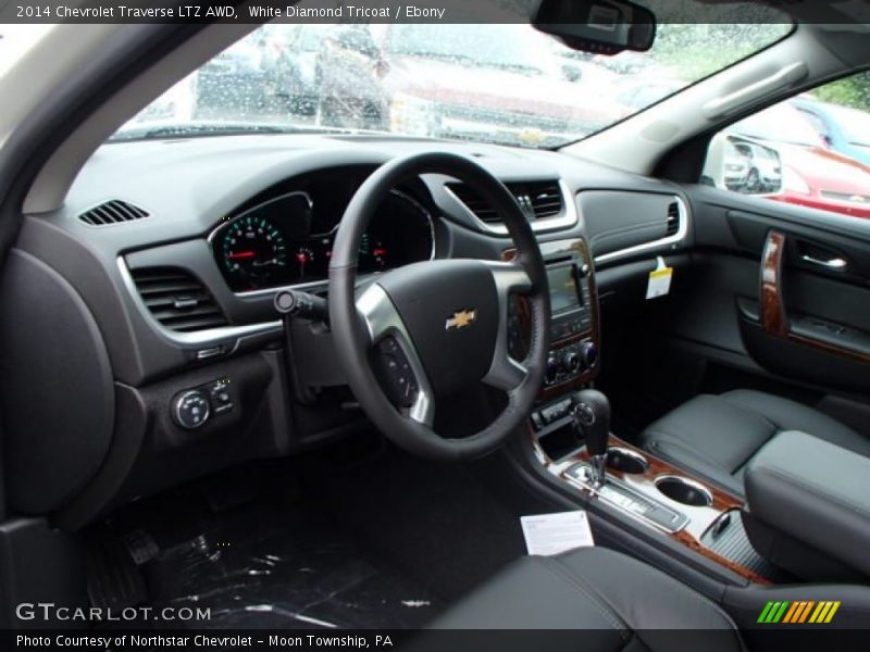 Ebony Interior - 2014 Traverse LTZ AWD 