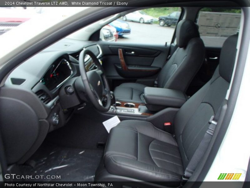 Front Seat of 2014 Traverse LTZ AWD