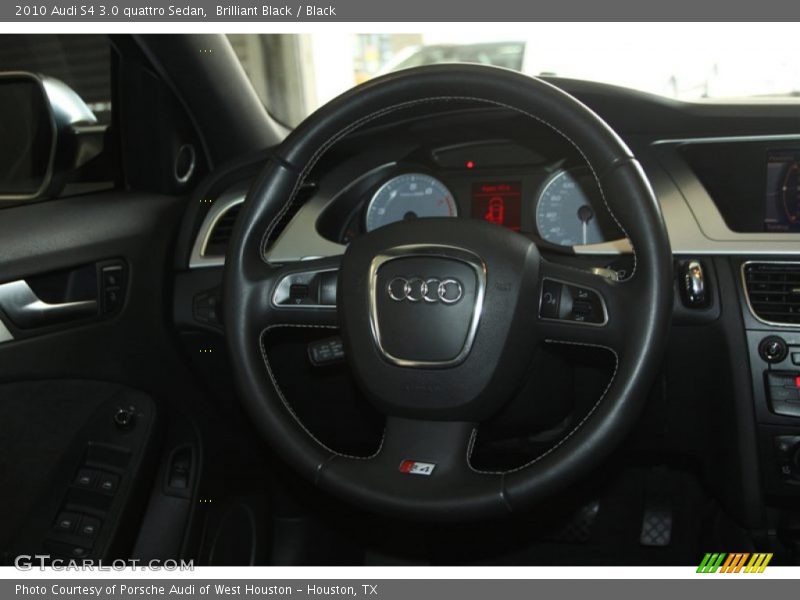 Brilliant Black / Black 2010 Audi S4 3.0 quattro Sedan