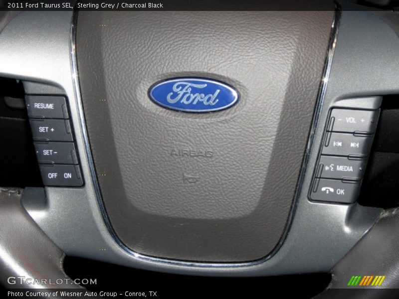 Sterling Grey / Charcoal Black 2011 Ford Taurus SEL