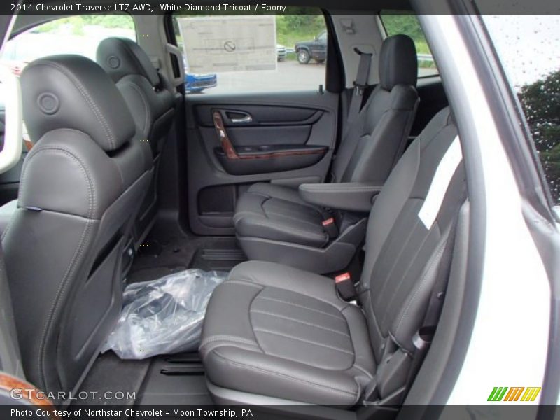 Rear Seat of 2014 Traverse LTZ AWD