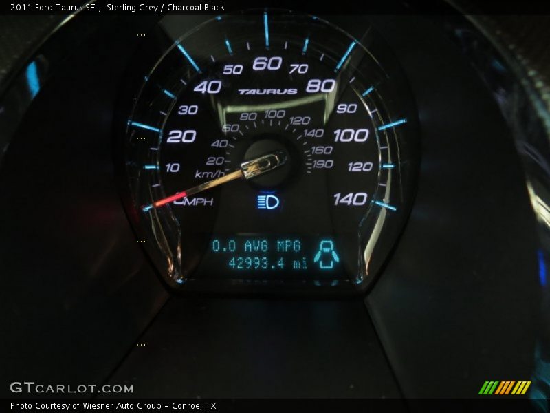 Sterling Grey / Charcoal Black 2011 Ford Taurus SEL