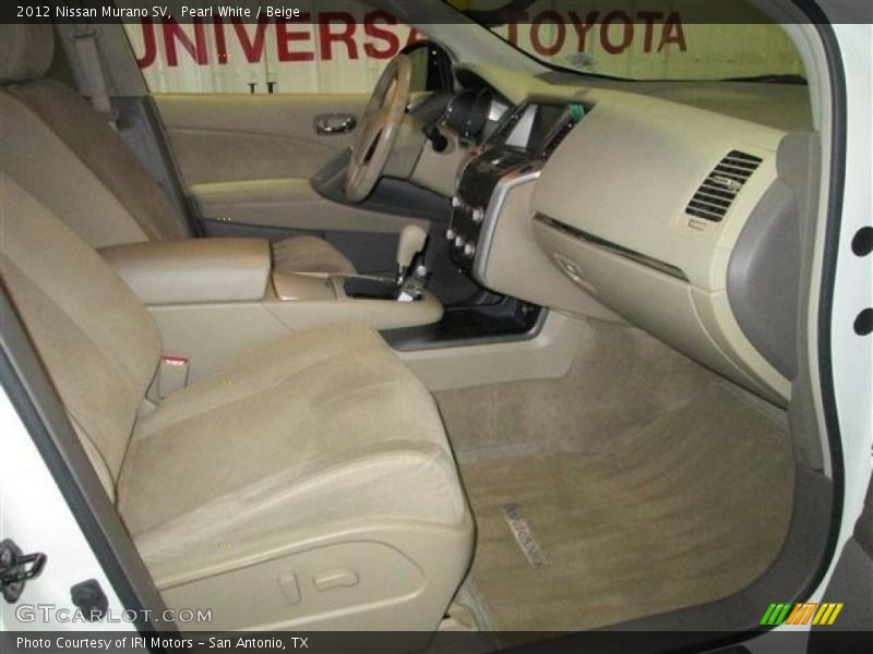Pearl White / Beige 2012 Nissan Murano SV