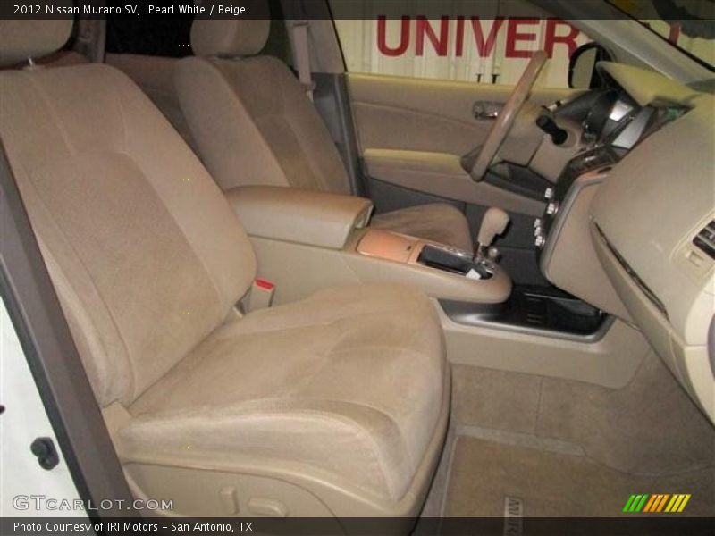Pearl White / Beige 2012 Nissan Murano SV