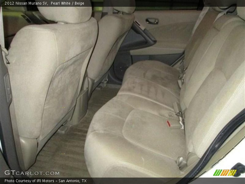 Pearl White / Beige 2012 Nissan Murano SV
