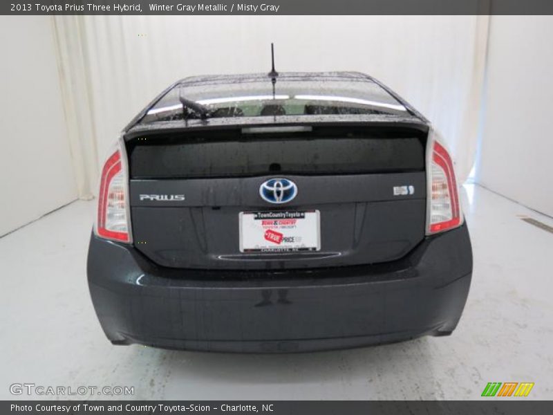 Winter Gray Metallic / Misty Gray 2013 Toyota Prius Three Hybrid
