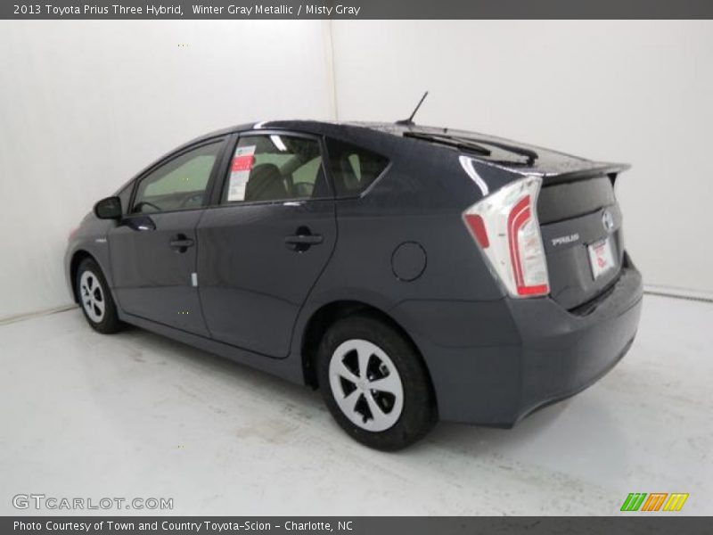 Winter Gray Metallic / Misty Gray 2013 Toyota Prius Three Hybrid