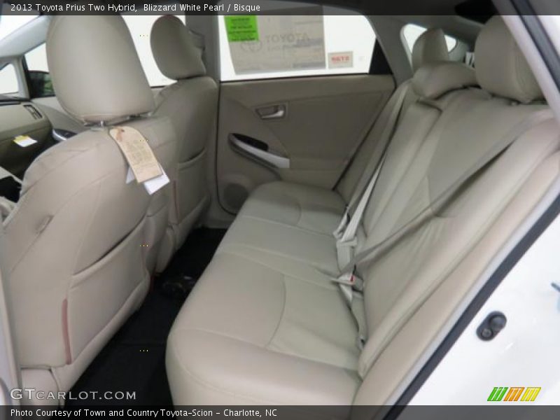 Blizzard White Pearl / Bisque 2013 Toyota Prius Two Hybrid