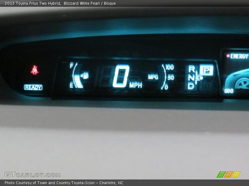 Blizzard White Pearl / Bisque 2013 Toyota Prius Two Hybrid