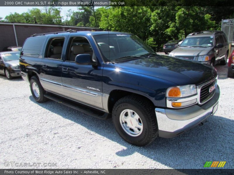 Indigo Blue Metallic / Medium Dark Oak 2000 GMC Yukon XL SLT 4x4