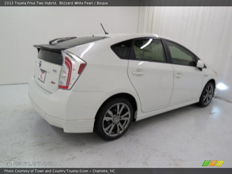 Blizzard White Pearl / Bisque 2013 Toyota Prius Two Hybrid