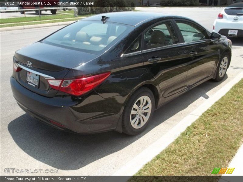 Midnight Black / Camel 2012 Hyundai Sonata GLS