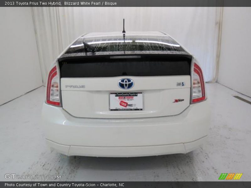 Blizzard White Pearl / Bisque 2013 Toyota Prius Two Hybrid