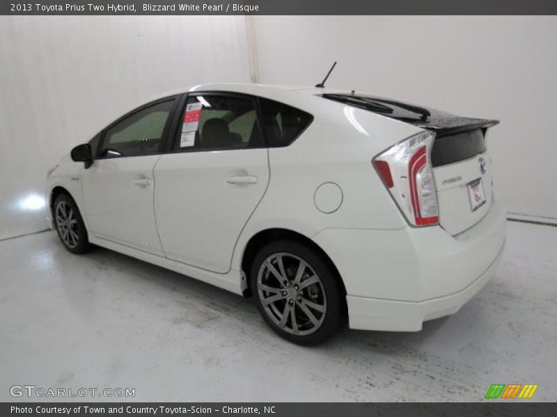 Blizzard White Pearl / Bisque 2013 Toyota Prius Two Hybrid