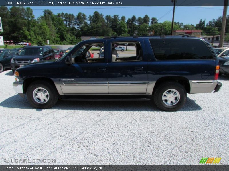 Indigo Blue Metallic / Medium Dark Oak 2000 GMC Yukon XL SLT 4x4