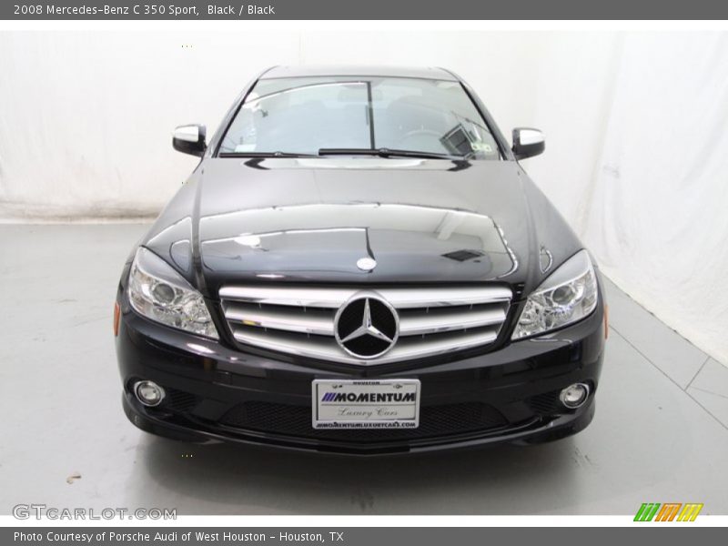 Black / Black 2008 Mercedes-Benz C 350 Sport