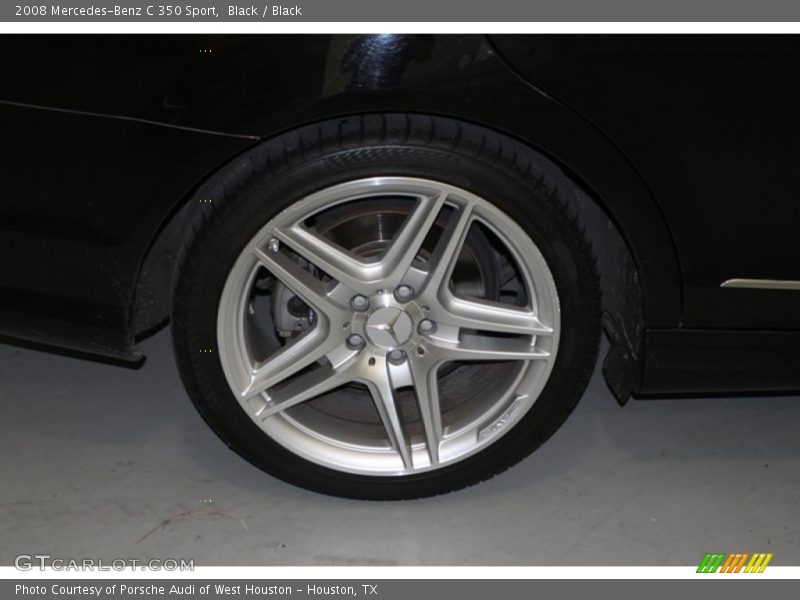Black / Black 2008 Mercedes-Benz C 350 Sport