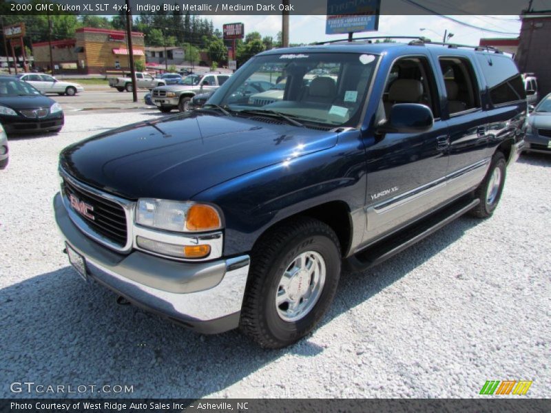Indigo Blue Metallic / Medium Dark Oak 2000 GMC Yukon XL SLT 4x4