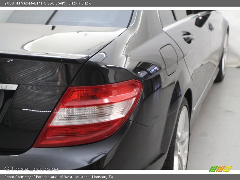Black / Black 2008 Mercedes-Benz C 350 Sport