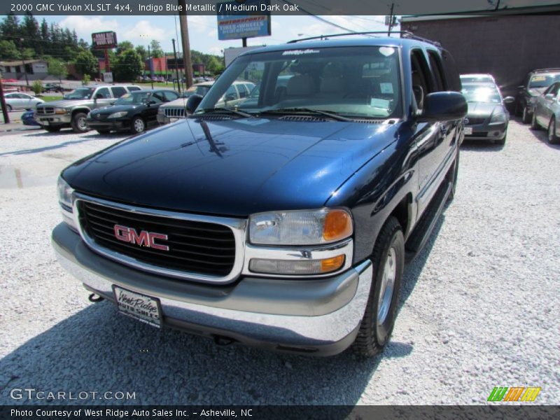 Indigo Blue Metallic / Medium Dark Oak 2000 GMC Yukon XL SLT 4x4