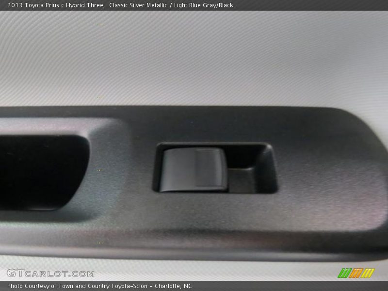 Classic Silver Metallic / Light Blue Gray/Black 2013 Toyota Prius c Hybrid Three