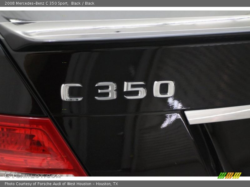 Black / Black 2008 Mercedes-Benz C 350 Sport