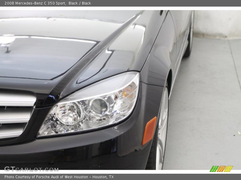 Black / Black 2008 Mercedes-Benz C 350 Sport
