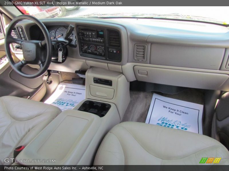Indigo Blue Metallic / Medium Dark Oak 2000 GMC Yukon XL SLT 4x4