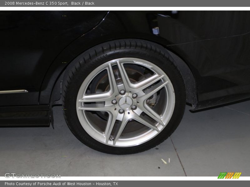 Black / Black 2008 Mercedes-Benz C 350 Sport