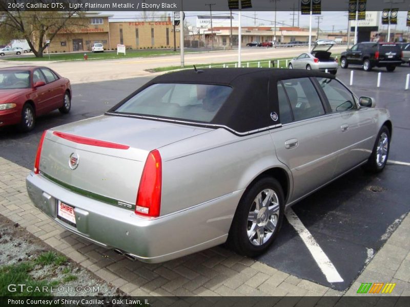 Light Platinum Metallic / Ebony Black 2006 Cadillac DTS