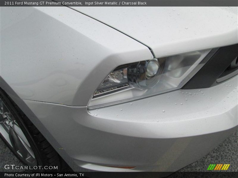 Ingot Silver Metallic / Charcoal Black 2011 Ford Mustang GT Premium Convertible