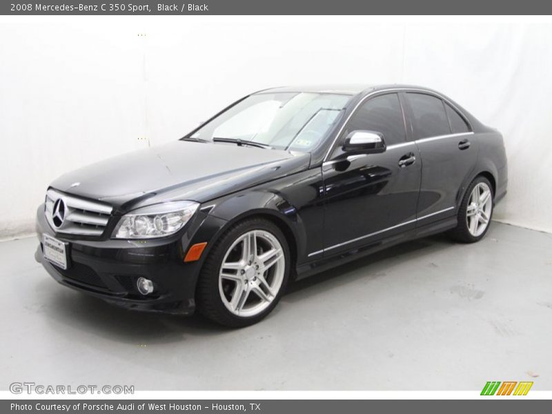 Black / Black 2008 Mercedes-Benz C 350 Sport