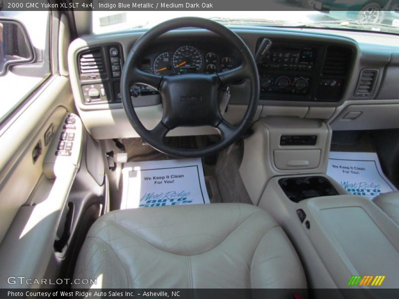Indigo Blue Metallic / Medium Dark Oak 2000 GMC Yukon XL SLT 4x4