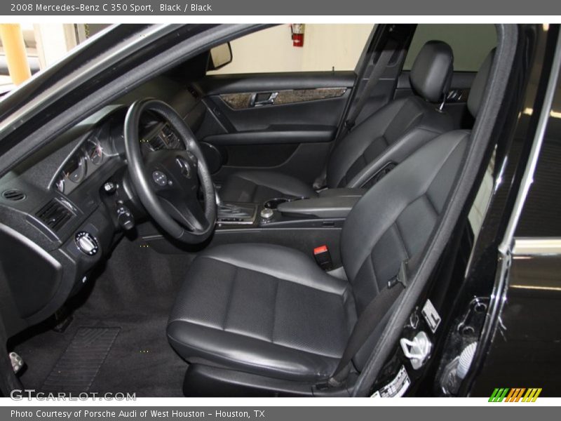 Black / Black 2008 Mercedes-Benz C 350 Sport