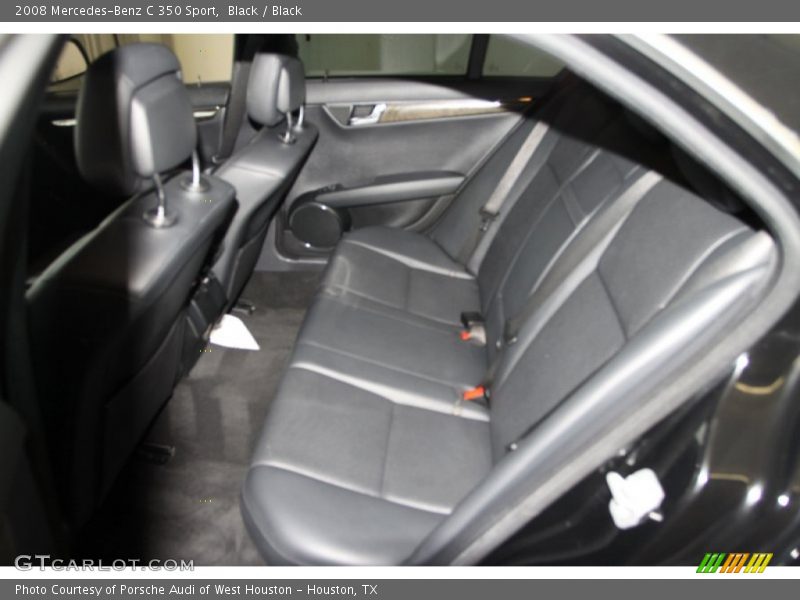 Black / Black 2008 Mercedes-Benz C 350 Sport