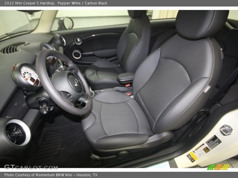 Pepper White / Carbon Black 2013 Mini Cooper S Hardtop