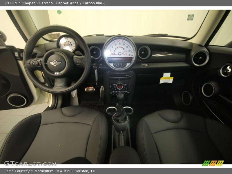 Pepper White / Carbon Black 2013 Mini Cooper S Hardtop
