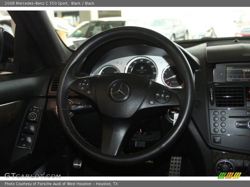 Black / Black 2008 Mercedes-Benz C 350 Sport