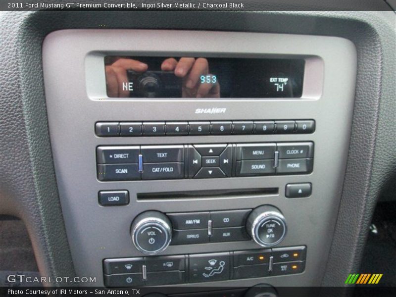 Ingot Silver Metallic / Charcoal Black 2011 Ford Mustang GT Premium Convertible