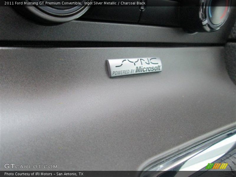 Ingot Silver Metallic / Charcoal Black 2011 Ford Mustang GT Premium Convertible