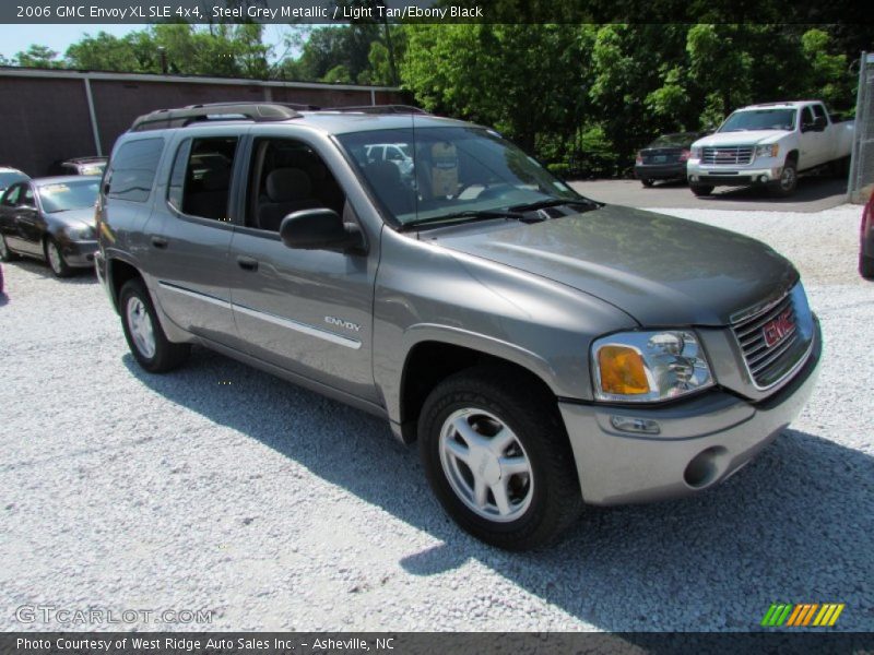 Steel Grey Metallic / Light Tan/Ebony Black 2006 GMC Envoy XL SLE 4x4