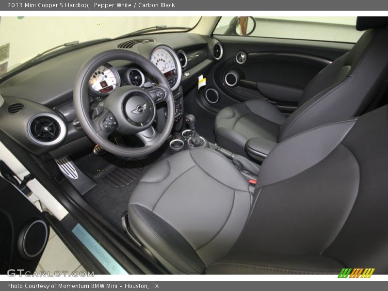 Pepper White / Carbon Black 2013 Mini Cooper S Hardtop