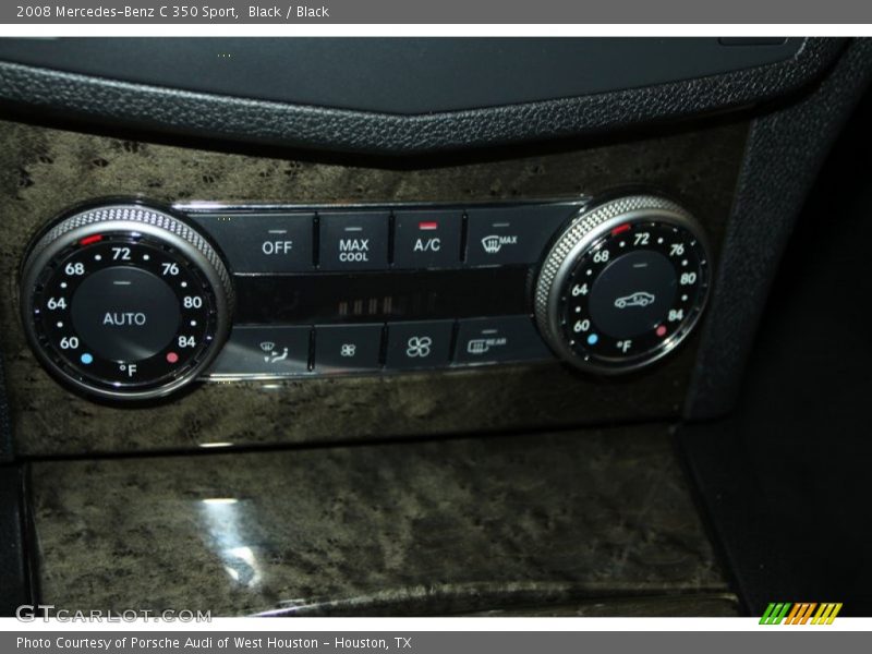 Black / Black 2008 Mercedes-Benz C 350 Sport