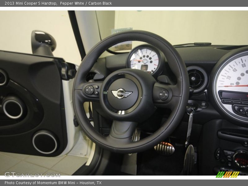 Pepper White / Carbon Black 2013 Mini Cooper S Hardtop