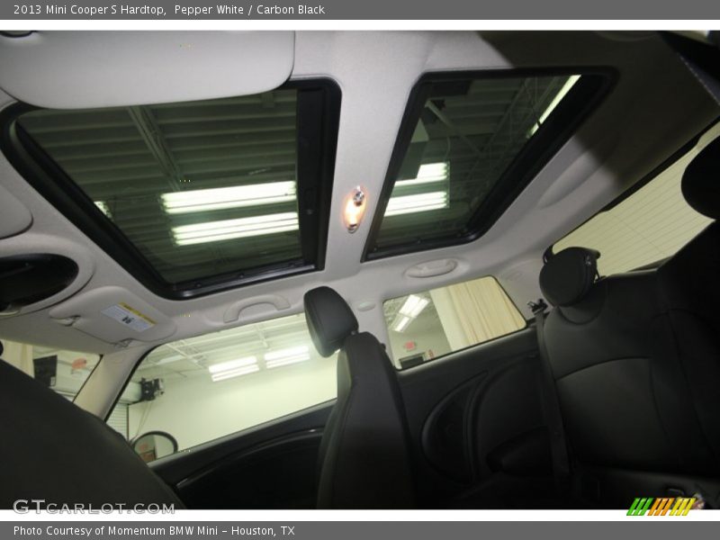Pepper White / Carbon Black 2013 Mini Cooper S Hardtop