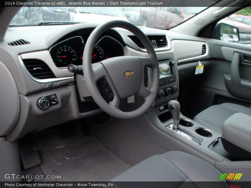 Dark Titanium/Light Titanium Interior - 2014 Traverse LS AWD 