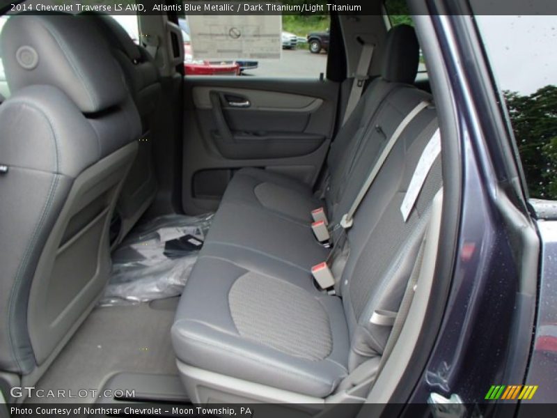 Rear Seat of 2014 Traverse LS AWD